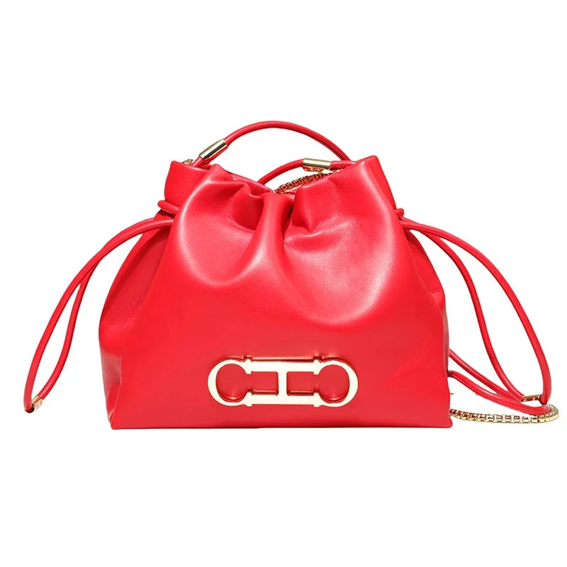 CH Fashionable Commuter Bag High-Quality Solid Color Design Women's Handbag 2026 Classic Style Everyday Women's Small Bag