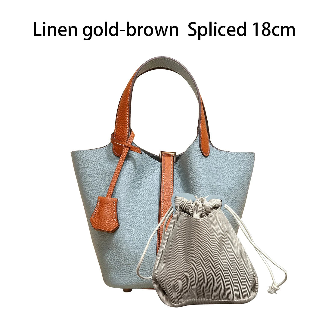 MENDY Women Bags Handbags Bucket Bag 18/22 Big Small Fashion Tote Bag Genuine Leather Luxury Quality Designers Lady Hand Bags
