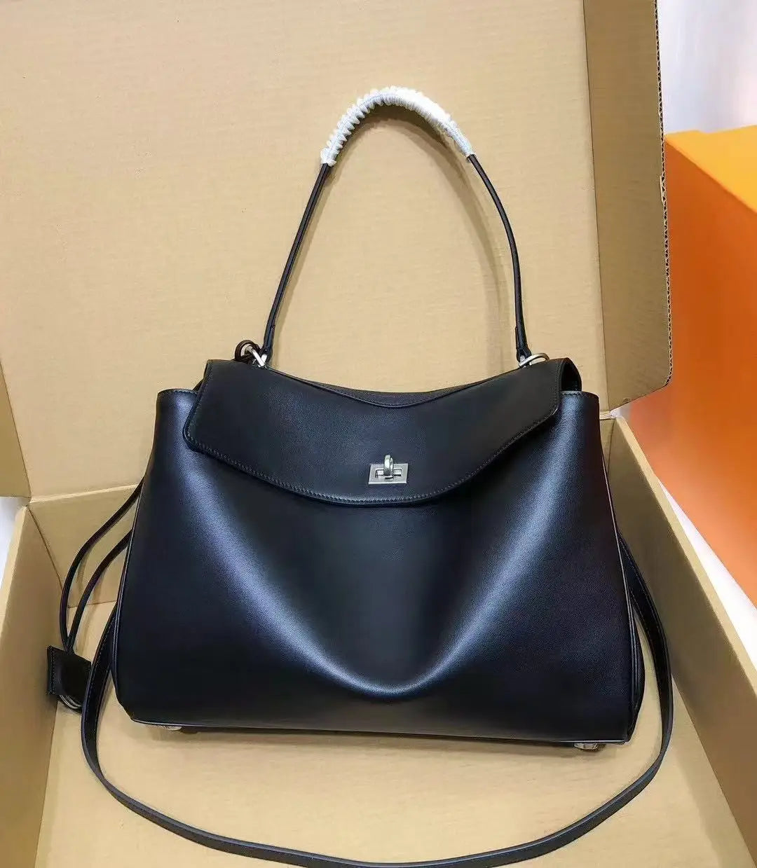 2025 Luxury Brand Rodeo Woman Bags Spring Autumn Genuine Leather Women Totes Fashion Gold Buckle Women Shoulder HandBags