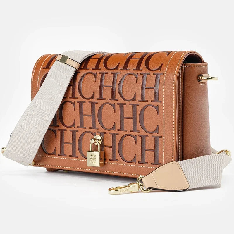 CH New Crossbody Bag Letter Print High Quality Woman's Brand Trend Vintage Fashion Elegant 2026 Classic Style Ladies Bag