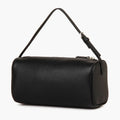 Donna-in Full Grained Calfskin Mini Handbag for Women Real Leather with Shoulder Strap Barrel-shaped Crossbody Purses