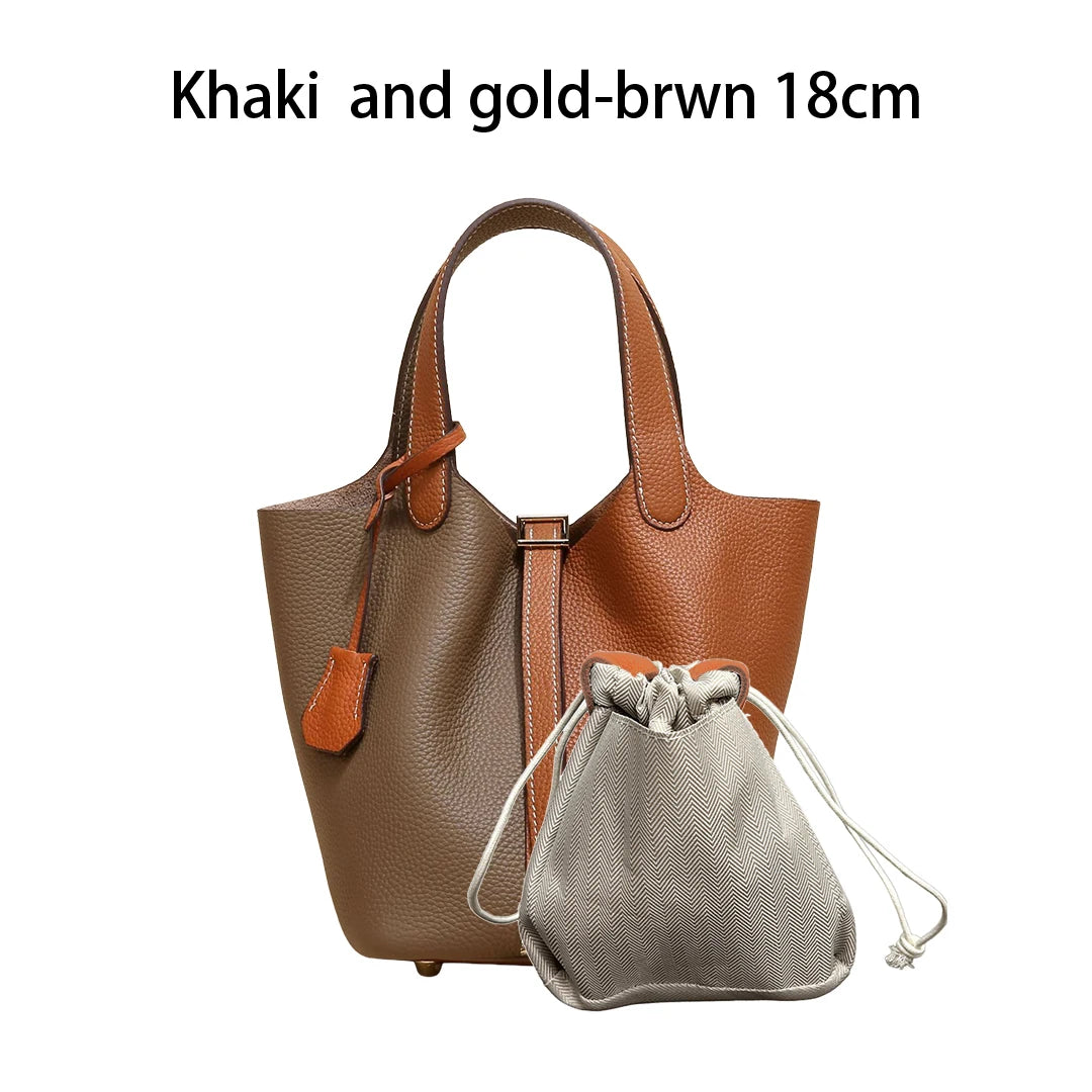 MENDY Women Bags Handbags Bucket Bag 18/22 Big Small Fashion Tote Bag Genuine Leather Luxury Quality Designers Lady Hand Bags