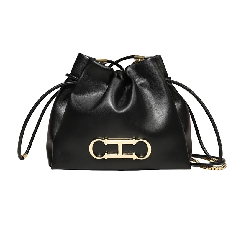 CH Fashionable Commuter Bag High-Quality Solid Color Design Women's Handbag 2026 Classic Style Everyday Women's Small Bag