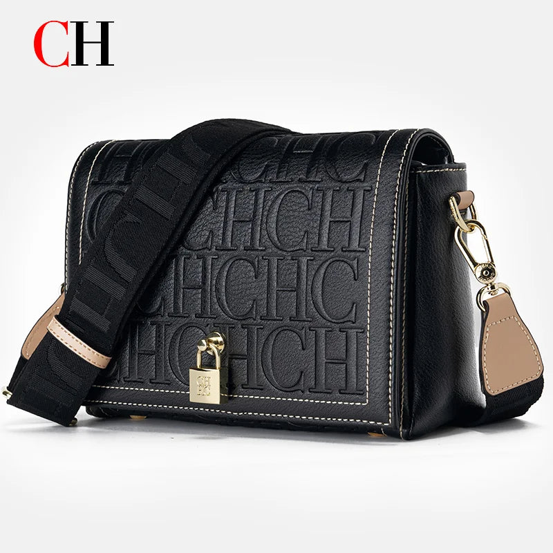 CH New Crossbody Bag Letter Print High Quality Woman's Brand Trend Vintage Fashion Elegant 2026 Classic Style Ladies Bag