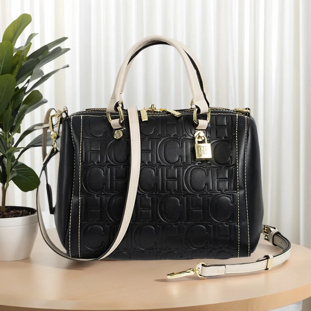 CH Autumn/Winter Christmas Fashion PU Material Lock Design Women's Crossbody Bag 2026 Designer New Handbag Trendy Brand