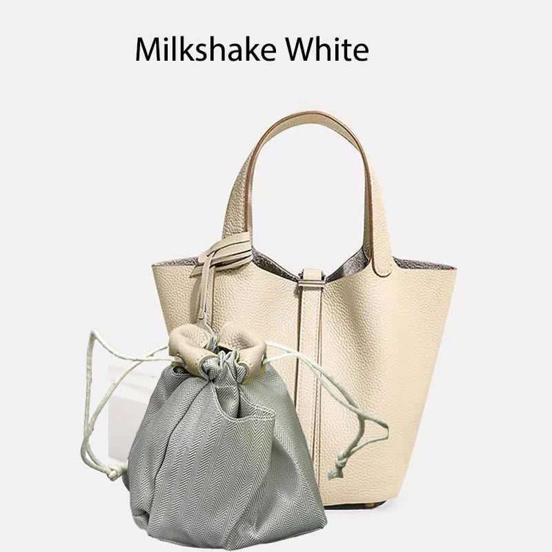 MENDY Women Bags Handbags Bucket Bag 18/22 Big Small Fashion Tote Bag Genuine Leather Luxury Quality Designers Lady Hand Bags