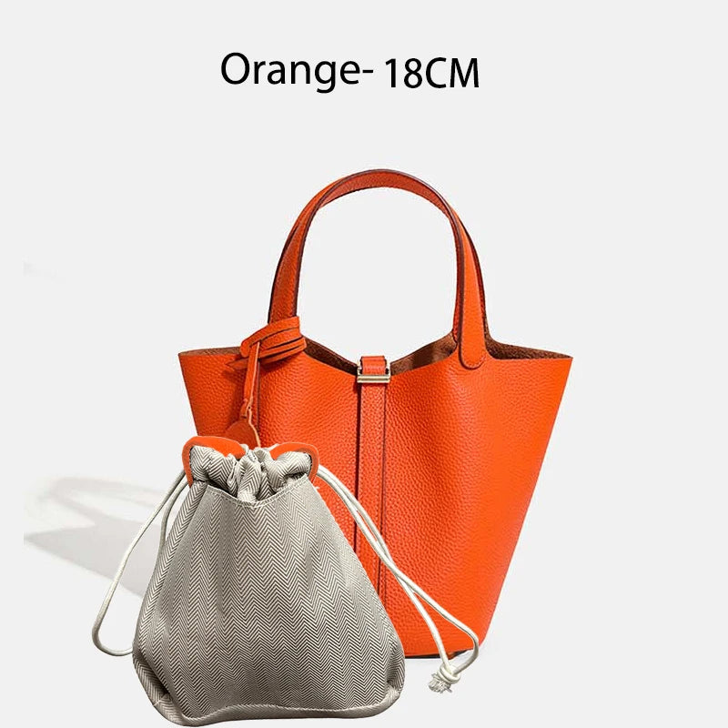 MENDY Women Bags Handbags Bucket Bag 18/22 Big Small Fashion Tote Bag Genuine Leather Luxury Quality Designers Lady Hand Bags
