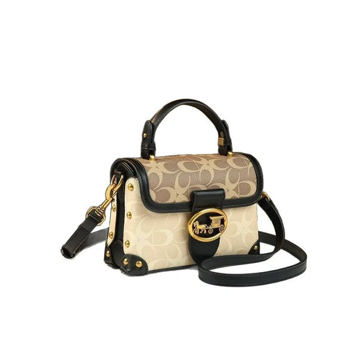 A New 2025 Stylish and High-End Box Bag with a Niche Design and Luxurious Women's Bag, a Single-Shoulder Crossbody Bag