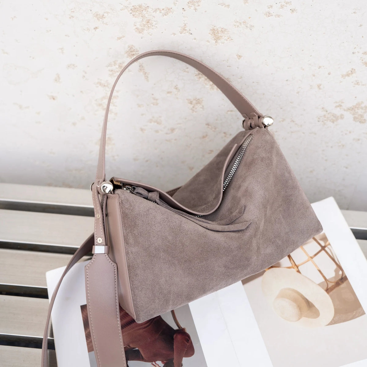 New Genuine Leather Luxury Designer Women Shoulder Crossbody Underarm Bags Cowhide Ladies Large Capacity Tote Bag Fashion Purse