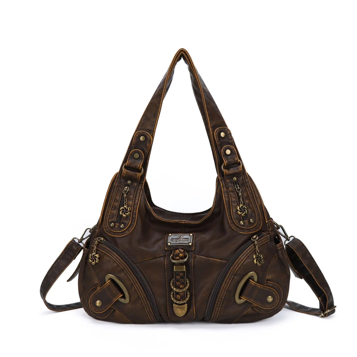 Women Handbags Leopard Bag Top-handle Handbag Fashion Satchel Dumpling Pack Shoulder Bag Tote Bag Hobos Large Purse