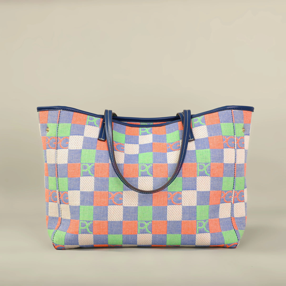 PG Latin American Style Printed Women's Bag Commuting Multi Cowboy Splicing Design Fashion Functional Large Capacity Totebag
