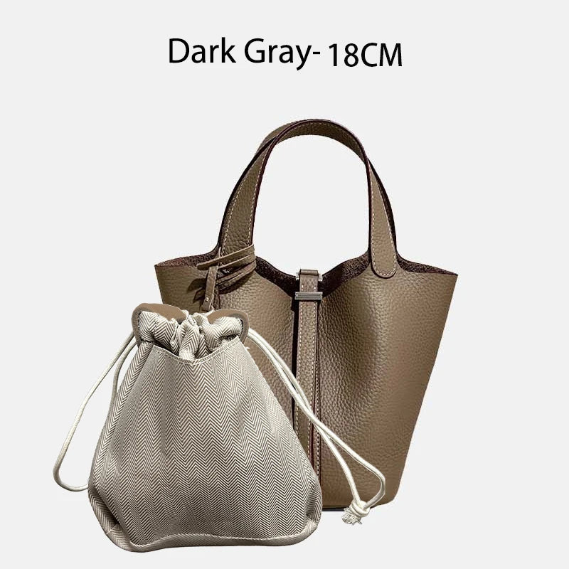 MENDY Women Bags Handbags Bucket Bag 18/22 Big Small Fashion Tote Bag Genuine Leather Luxury Quality Designers Lady Hand Bags