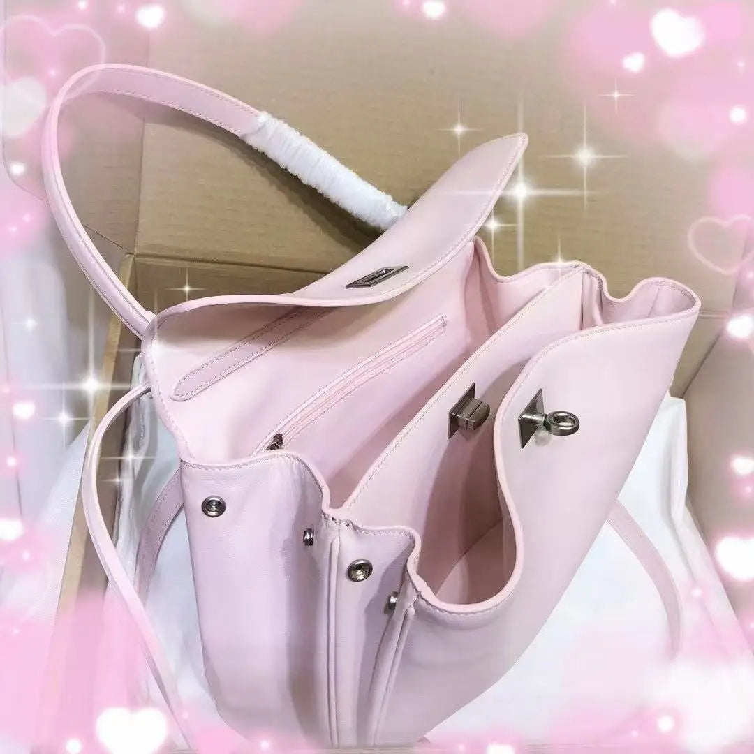 2025 Luxury Brand Rodeo Woman Bags Spring Autumn Genuine Leather Women Totes Fashion Gold Buckle Women Shoulder HandBags